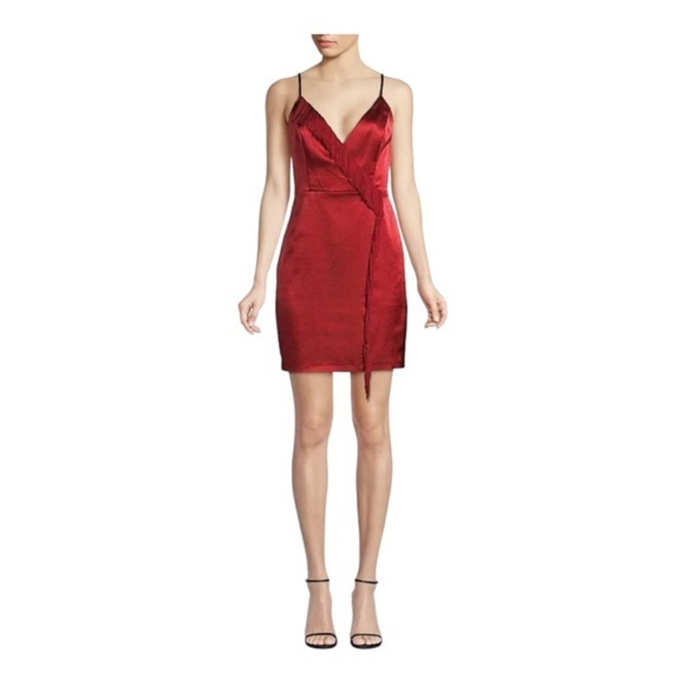 Aidan Mattox Red Mini Dress